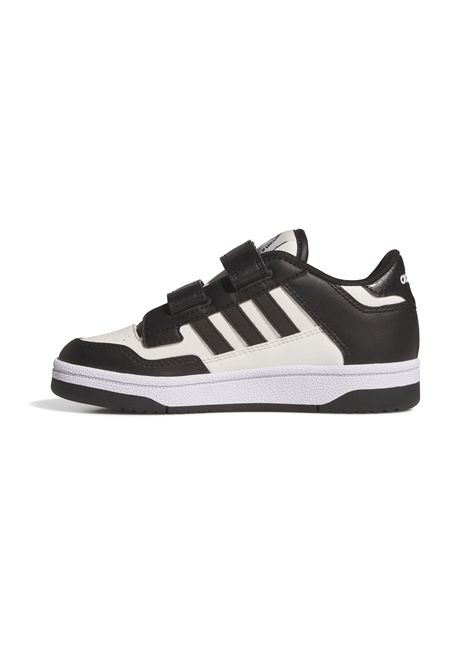 Adidas Rapid Court CF Shoes White Black Kids ADIDAS CORE | Sneakers | JP7654-